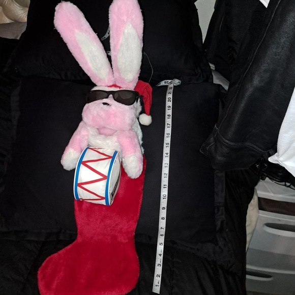 VINTAGE FUN FABULOUS OVER 2 Feet Energizer Bunny Stocking - 30 inches tall-Plush - Picture 5 of 8